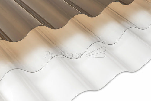 Corrugated Polycarbonate Sheet 1.0mm x 5.50m - Hail Resistant 0