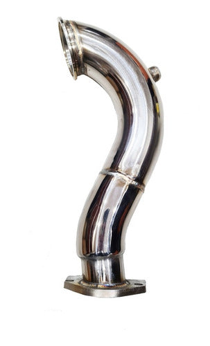 Megaflow Stainless Steel Downpipe for Fiat 500 Abarth 595 Turismo 165hp 1