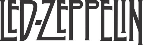 Led Zeppelin Logo Vinyl Sticker 0