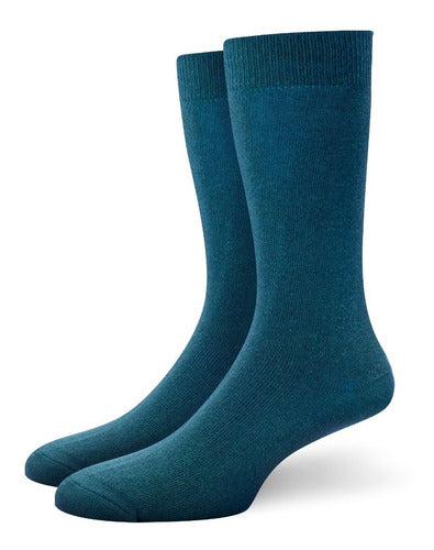 Pack of 12 Elemento Men's Mid-Calf Plain Socks 3
