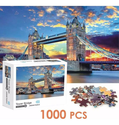 Puzzle 1000 Pieces Tower Bridge London by Faydi 1