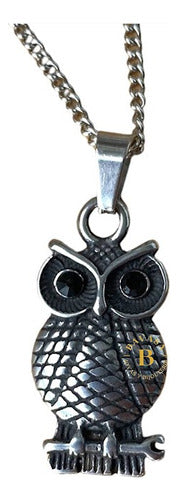 Surgical Steel Amulet Pendant Protection Luck Energy Om with Gift Chain 0