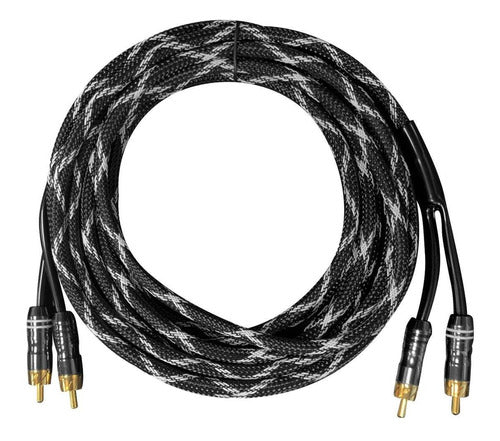 Premium Blauline Oxygen-Free Copper OFC RCA Cable 5m 0