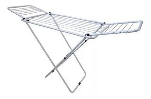 Large Foldable Clothes Airer Stand with Reinforced Wings 8 Rods 5