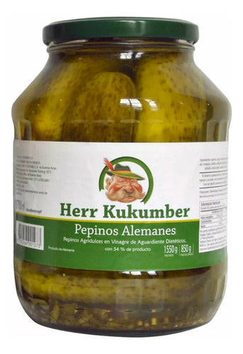 Pepinos Agridulces Herr Kukumber 1700ml Pack x2 1