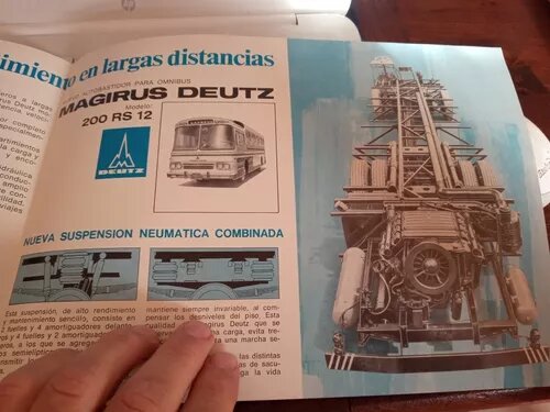 Vintage Micro Magirus Deutz Brochure - Rare Collectible Bus Memorabilia