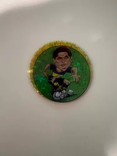 Panini Riquelme Boca Football 2001 Round Sticker