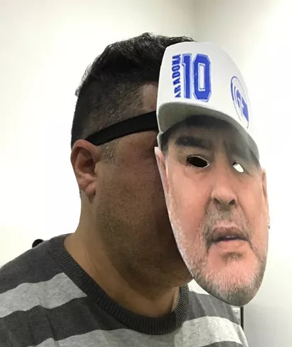 Diego Maradona DT Gymnastics Mask - Costume & Party Fiesta Fun