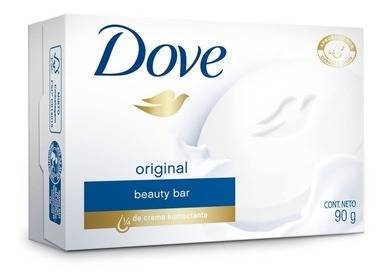 Dove Jabón Soap Bar with Moisturizer Cream, 90 g / 3.17 oz