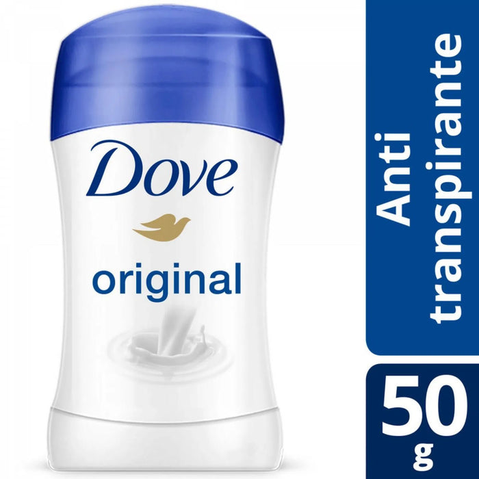 Dove Original Antiperspirant with Moisturizer Cream Deodorant Stick 48 Hour Protection, 50 g / 1.76 oz