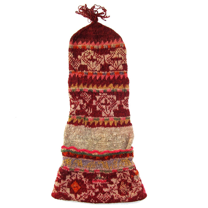 Mamakolla Authentic Cusqueño Artesanal Chullo Ll'uchu - Antique Style Handmade Peruvian Hat