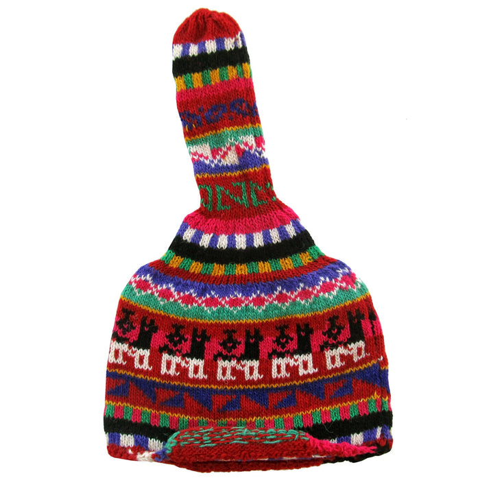 Mamakolla Authentic Handmade Chullo from Cuzco - Child Model. Cozy, Colorful & Crafted with Love