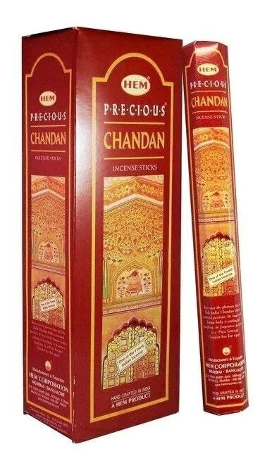 Mundo Hindú | Hem Precious Chandan Incense 6-Pack | Indian Culture
