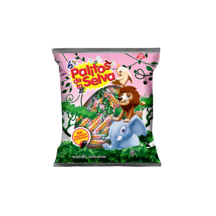 Palitos De La Selva Caramelos Blandos Vanilla & Strawberry Soft Candies, 660 g / 23.3 oz bag