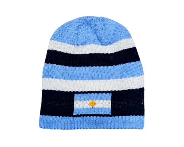 Premium Argentine Wool Beanie - Flag Design - Warm & Stylish