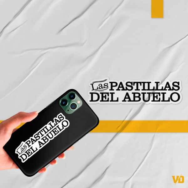 Self-Adhesive Las Pastillas del Abuelo Sticker - Argentine Rock Band LPDA