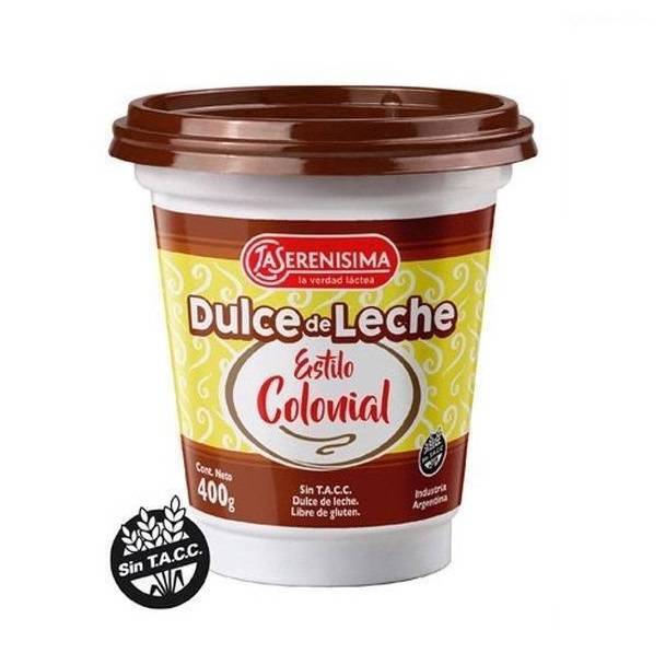 La Serenísima Dulce de Leche Colonial Traditional Recipe (400 g / 14.1 oz)