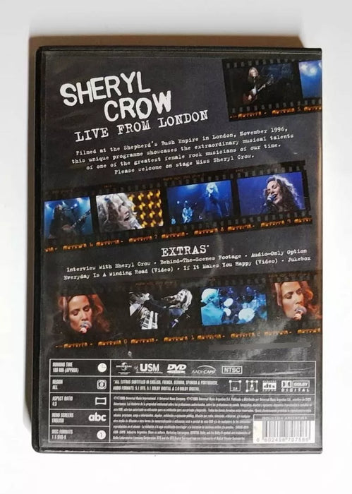 DVD Sheryl Crow Live From London 2005 Full Performance Live Concert