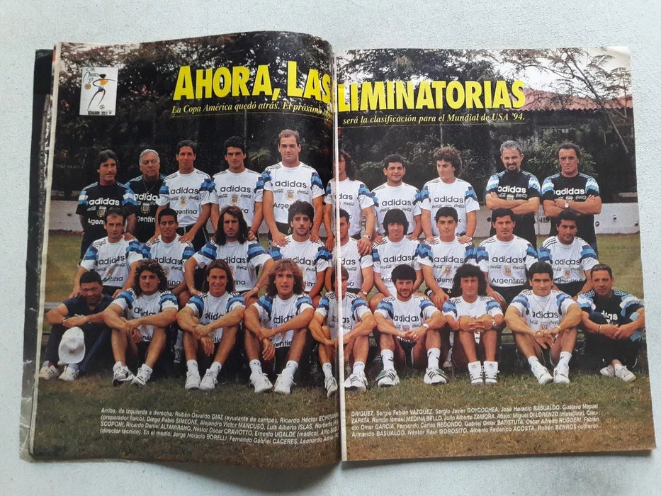 Revista Magazine El Gráfico N° 3848 of 1993 Argentina Copa América Champion