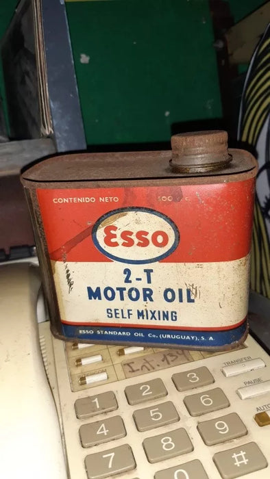 Lata de Aceite Esso La Gotita Motor Oil para Colecionar Can of Esso La Gotita Motor Oil to Collect