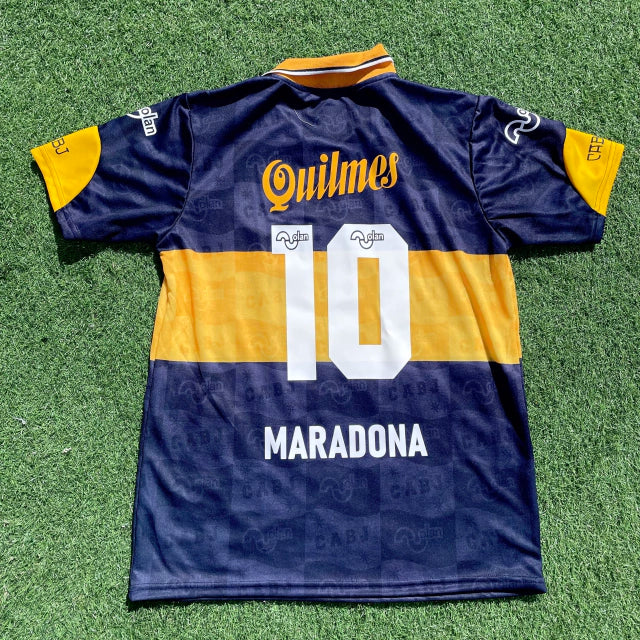 Camiseta de Fútbol Retro Boca Juniors 96 Maradona t-shirt -  Vintage Design
