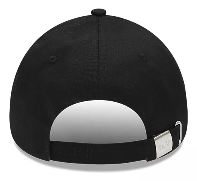 Gorra Con Visera New Era Official Bizarrap Bzrp Original 9forty Visor Cap, Black Color and Adjustable to the Head