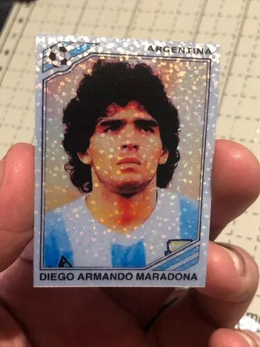 Maradona World Cup Stickers 1982-1986-1990-1994 Holographic Collection