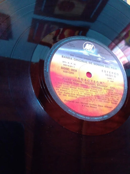 Vinilo Vinyl of the Original Soundtrack of the Robotech Film Pelicula of 1987
