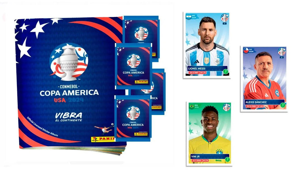 Receba o álbum de figurinhas da Copa América 2024 em todo o mundo