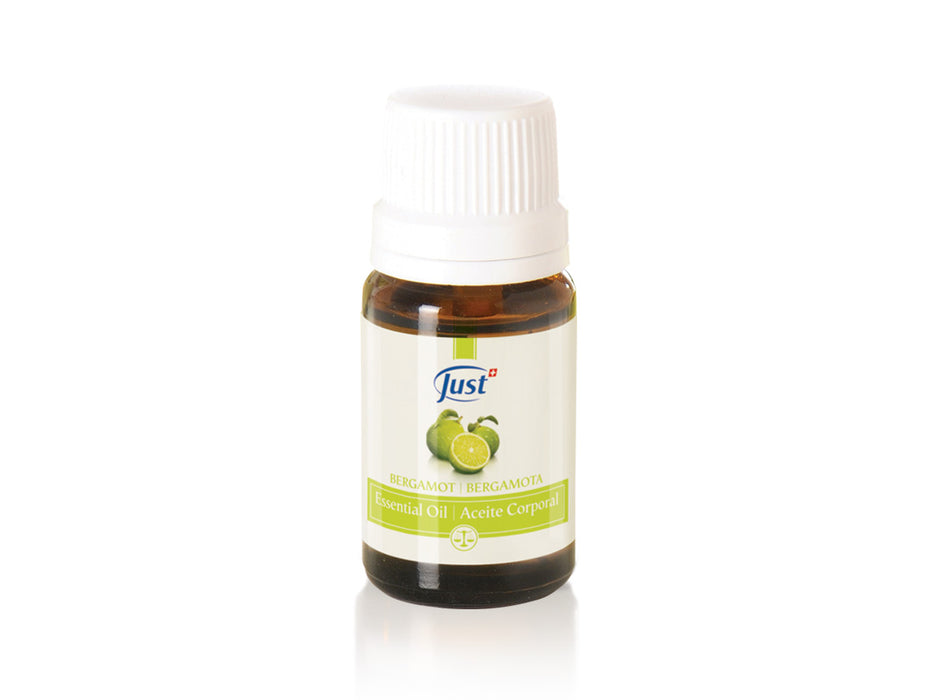 Just | Bergamot Essential Oil: Fruity Aroma for Drops of Happiness - Dermatologically Tested | 10 ml / 0.33 fl oz