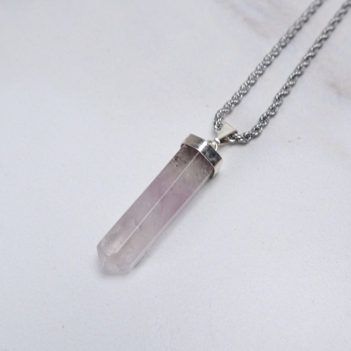 Collar Crystal Glow Necklace - Radiant Accessories for Positive Energy