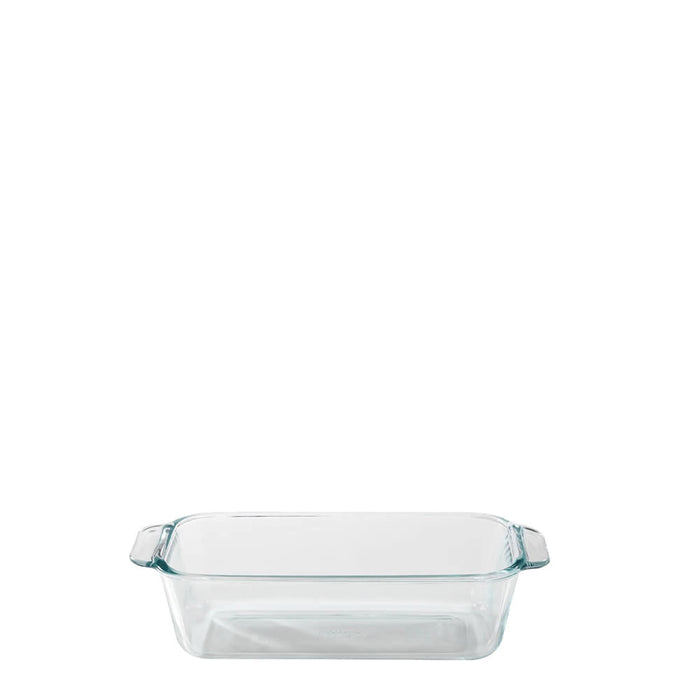Pyrex Fuente Budinera Basics Glass Loaf Pan: Tempered Glass for Baking and Serving Convenience