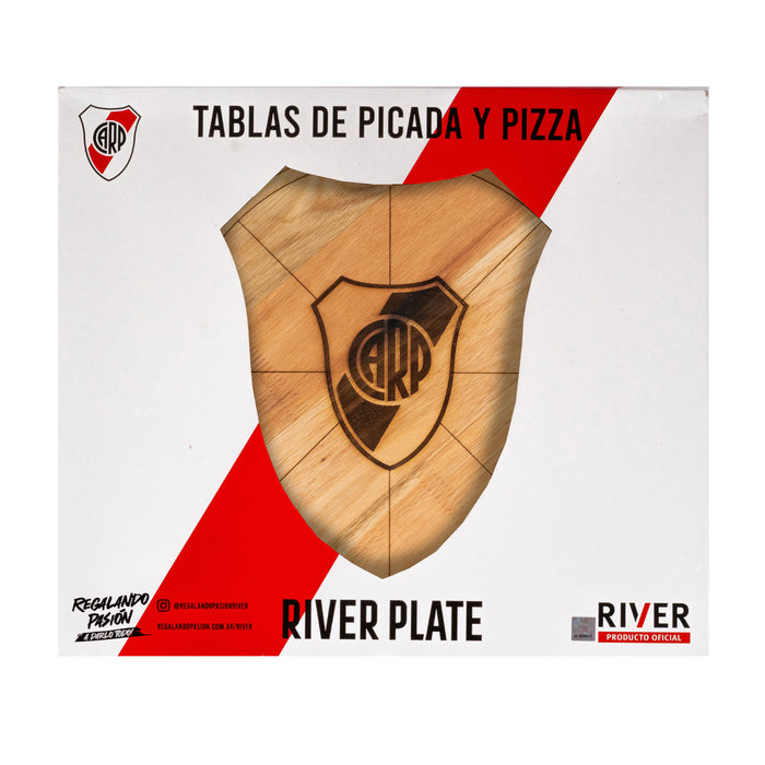 Tabla para servir pizza River Plate - Producto oficial con licencia de CARP