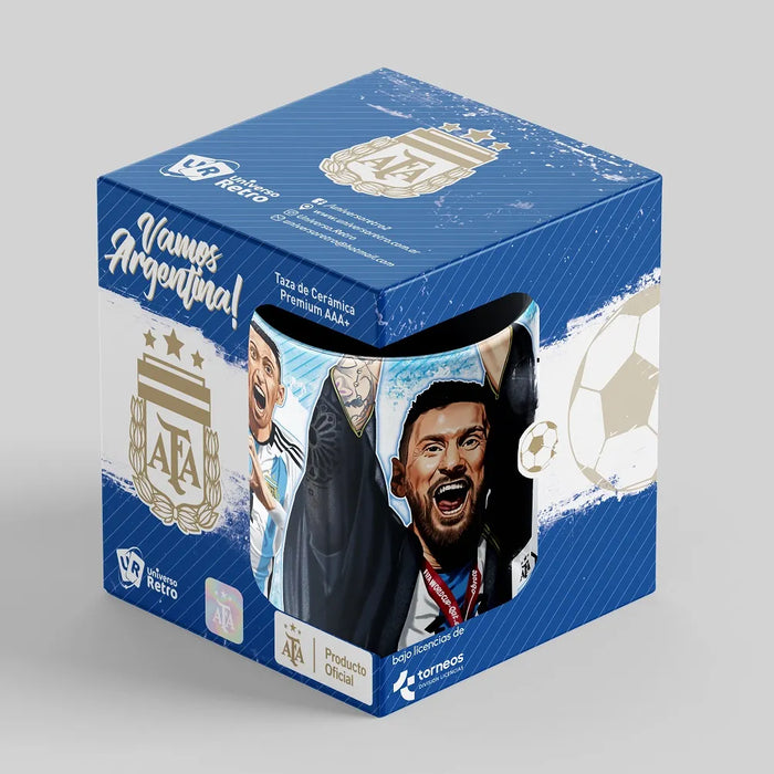 Messi, Dibu, Di Maria Argentina Team Mug – Official Fan Merchandise, Premium Quality
