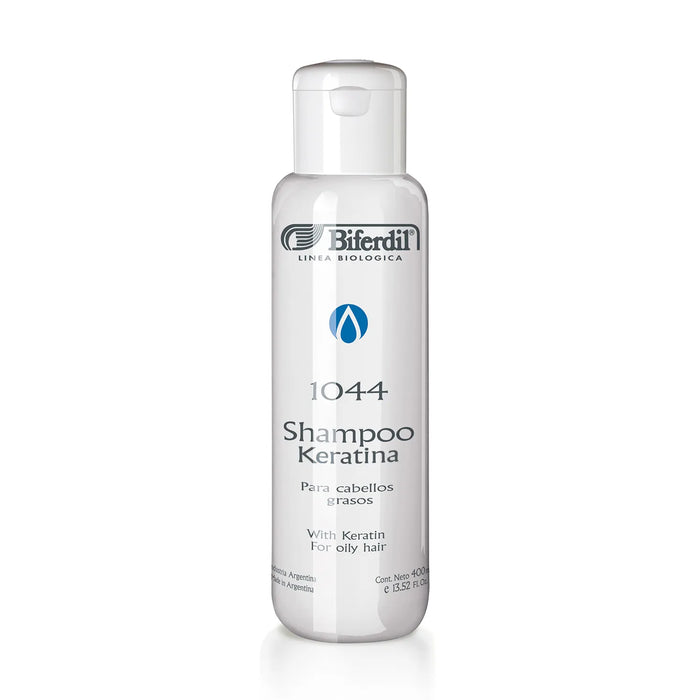 Biferdil Keratin Shampoo for Oily Hair 400ml - Deep Cleansing Formula for Greasy Scalp | Professional Care