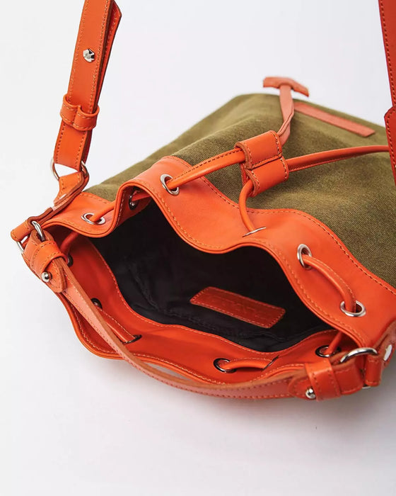 Wanama | Nautical Sailor Bag: Style & Durability, 90% Cotton Canvas/10% Cow Leather