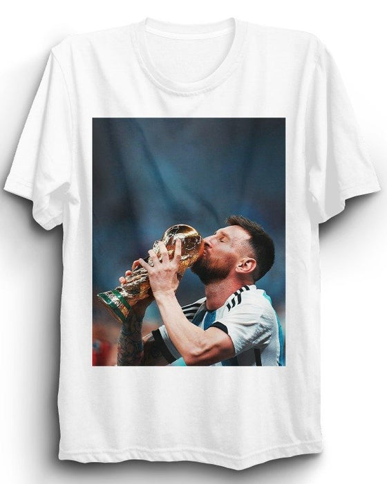 Argentina Champion Messi Tee - Cotton/Modal, World Cup Print
