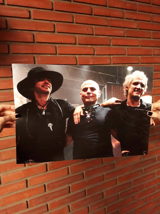 Ameba | Iconic Rock Band Poster - Soda Stereo Tribute with Cerati, Charly, and Zeta