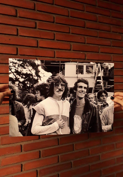Ameba | Charly Garcia & Spinetta Poster - Iconic Argentine Rock Legends - Limited Edition Music Wall Art Print