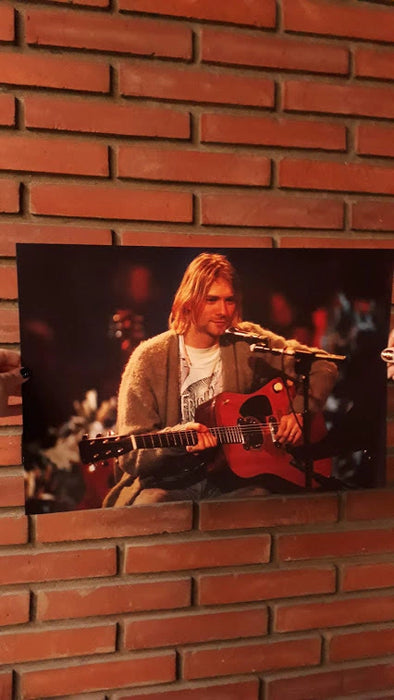Ameba | Iconic Rock Legends Poster - Kurt Cobain Tribute with Nirvana Legacy