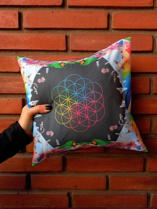 Ameba | Coldplay Rock Pillow - Cozy Comfort for Music Enthusiasts
