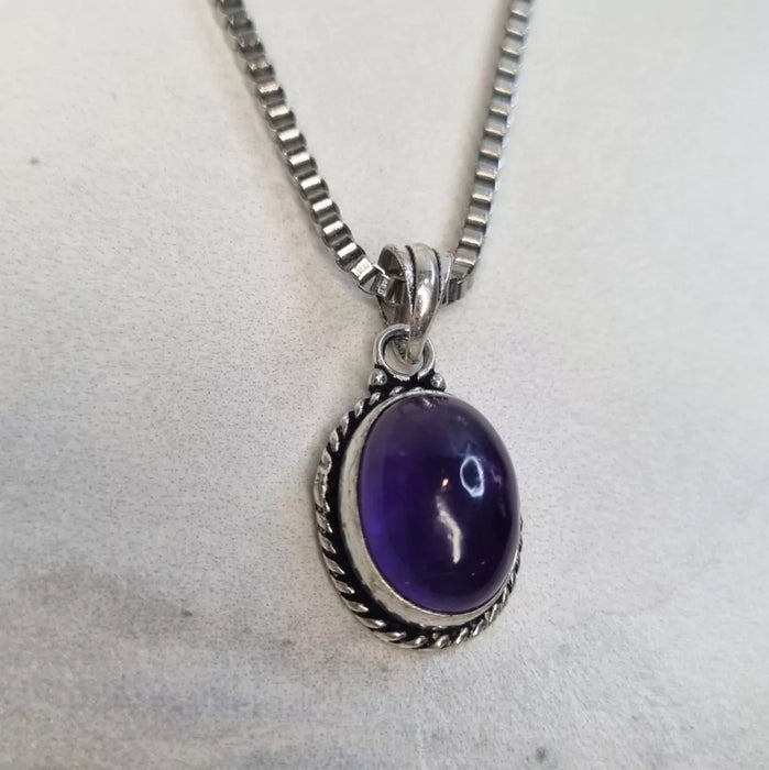 Collar Amethyst Charm - Accessories for Transcendent Transformation