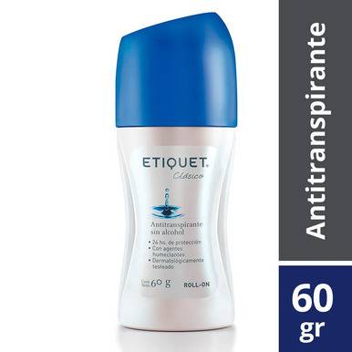 Etiquet Roll On Antiperspirant & Deodorant Protect & Care 24 Hour Protection - Alcohol Free, 60 g / 2.11 oz
