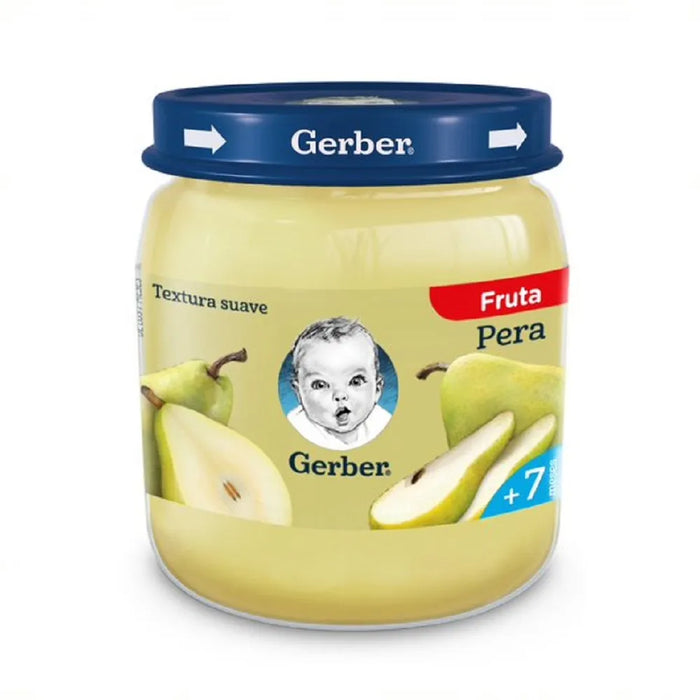 Papilla Infantil Gerber -  Baby Cereal - Pear Flavor, Nutrient-Rich 113g Jar