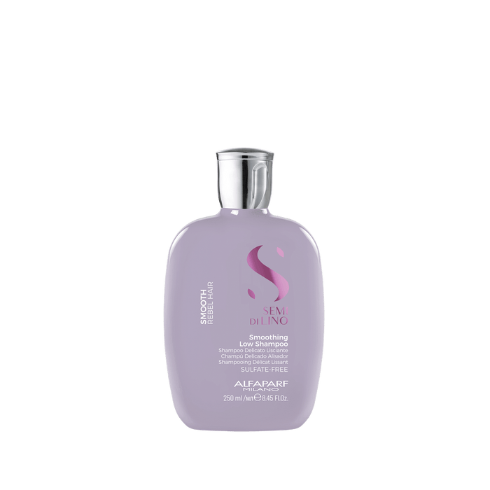 Alfaparf Semi Di Lino Smooth Rebel Hair Disciplining Shampoo x250 ml: Frizz Control & Shine