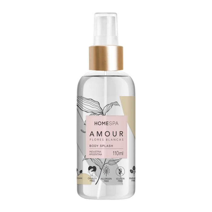Home Spa Bliss: Amour Body Splash 110 ml - Elevate Your Senses - Pure Floral Bliss