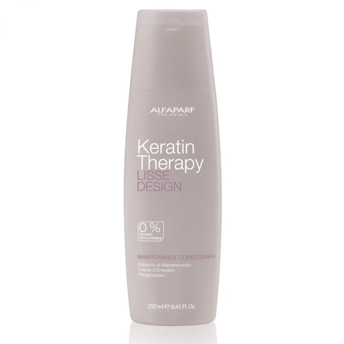 Alfaparf Acondicionador Mantenimiento Keratin Therapy Lisse Design x250 ml : Cuidado Nutritivo para un Cabello Suave