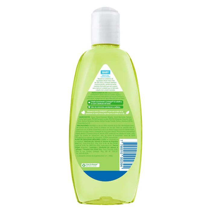 Shampoo Johnson's Baby para Cabello Claro 400 ml - Esencial para la Higiene del Bebé
