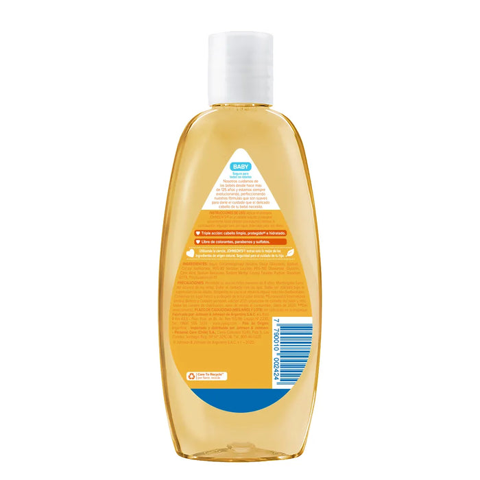 Johnson's Baby Original Shampoo 400ml - Higiene esencial para bebés - Fórmula hipoalergénica