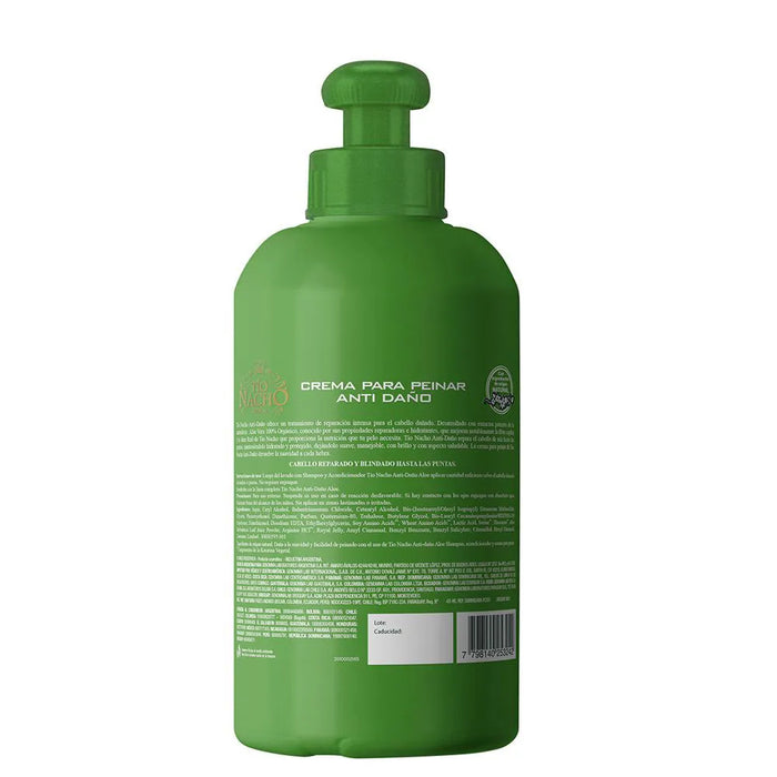 Tío Nacho Crema para Peinar Jalea & Aloe Vera Hair Cream: Anti Damage 250 ml - Styling Solution